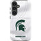 Michigan State University White Jersey Galaxy S24 Plus Impact Case